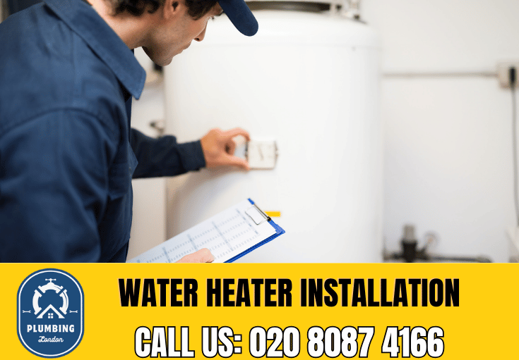 water heater installation Westminster